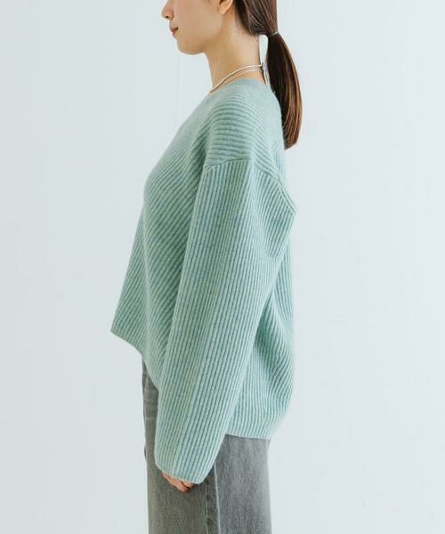 URBAN RESEARCH / アーバンリサーチ ニット・セーター | HAMILTON WOOL 畦Vネックニット | 詳細22