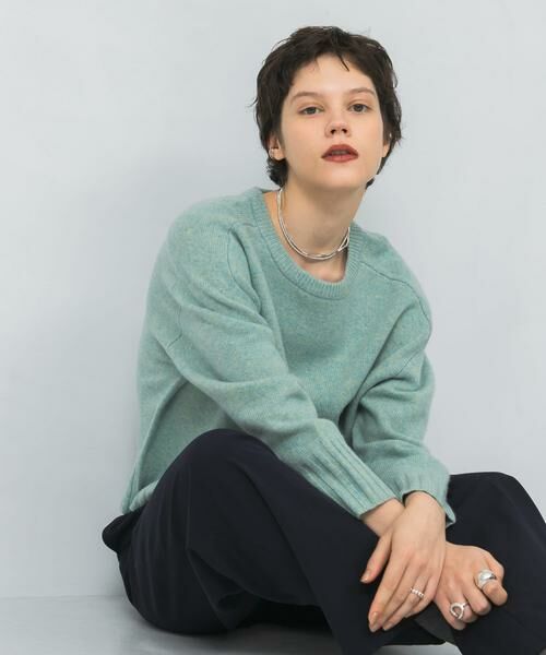 URBAN RESEARCH / アーバンリサーチ ニット・セーター | HAMILTON WOOL クルーネックニット | 詳細1