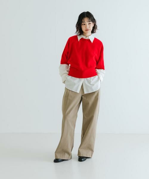 URBAN RESEARCH / アーバンリサーチ ニット・セーター | ウールハーフスリーブドルマンニット | 詳細7