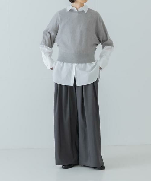 URBAN RESEARCH / アーバンリサーチ ニット・セーター | ウールハーフスリーブドルマンニット | 詳細16