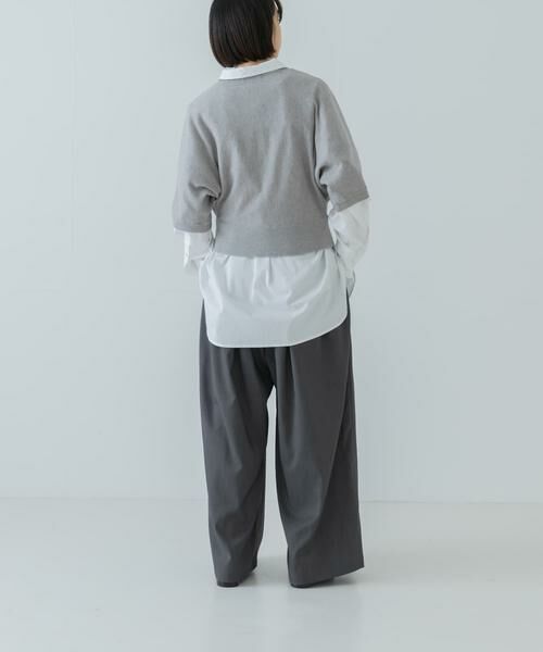 URBAN RESEARCH / アーバンリサーチ ニット・セーター | ウールハーフスリーブドルマンニット | 詳細17