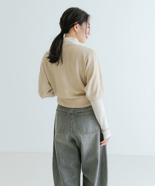 URBAN RESEARCH / アーバンリサーチ ニット・セーター | ウールハーフスリーブドルマンニット | 詳細25