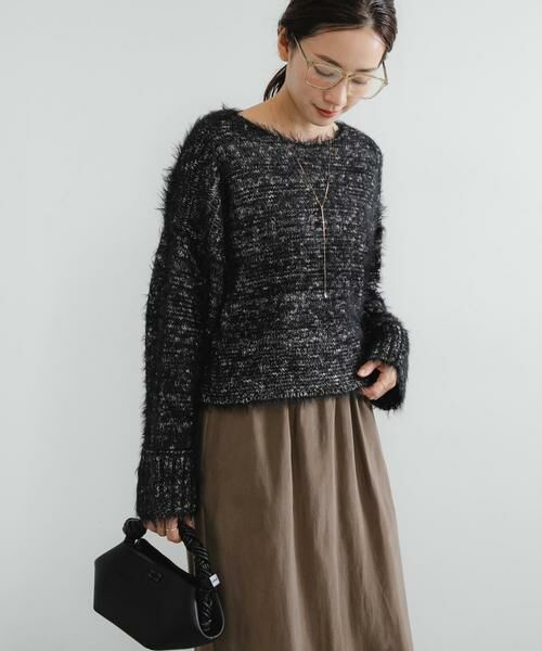 URBAN RESEARCH / アーバンリサーチ ニット・セーター | ラメミックスシャギーニット | 詳細3