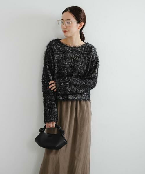 URBAN RESEARCH / アーバンリサーチ ニット・セーター | ラメミックスシャギーニット | 詳細6