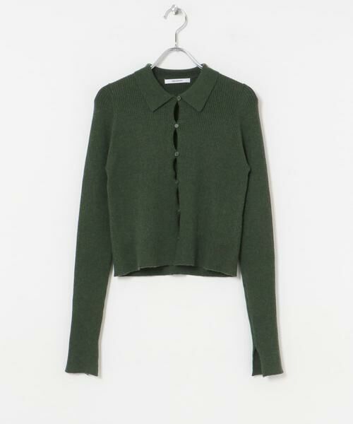 URBAN RESEARCH / アーバンリサーチ カーディガン・ボレロ | シャツカラーリブニットカーディガン | 詳細11
