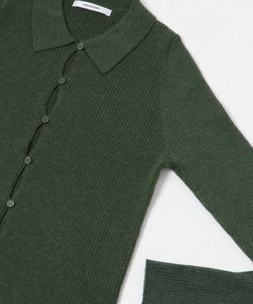 URBAN RESEARCH / アーバンリサーチ カーディガン・ボレロ | シャツカラーリブニットカーディガン | 詳細12