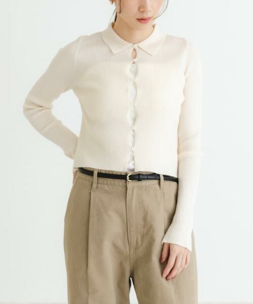 URBAN RESEARCH / アーバンリサーチ カーディガン・ボレロ | シャツカラーリブニットカーディガン | 詳細16