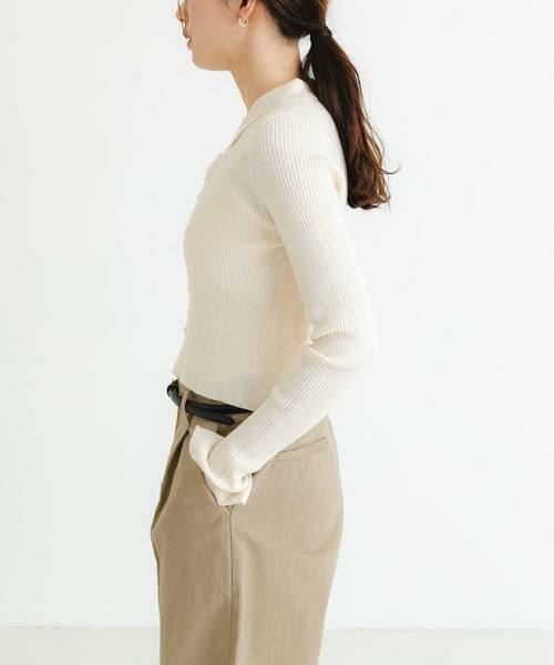 URBAN RESEARCH / アーバンリサーチ カーディガン・ボレロ | シャツカラーリブニットカーディガン | 詳細17