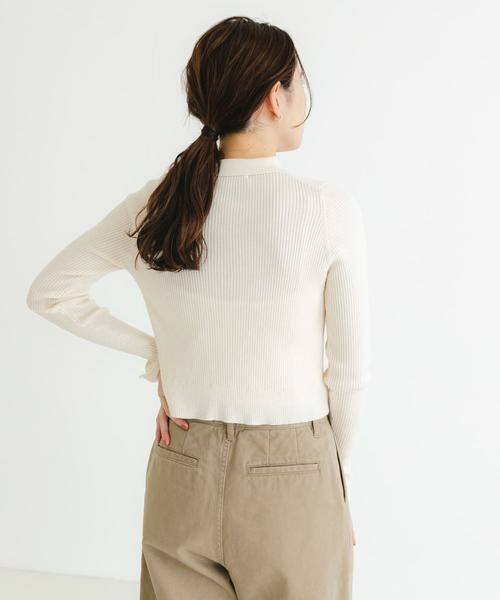 URBAN RESEARCH / アーバンリサーチ カーディガン・ボレロ | シャツカラーリブニットカーディガン | 詳細18