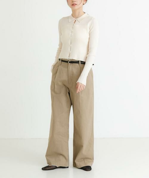 URBAN RESEARCH / アーバンリサーチ カーディガン・ボレロ | シャツカラーリブニットカーディガン | 詳細20