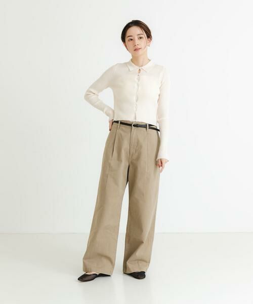 URBAN RESEARCH / アーバンリサーチ カーディガン・ボレロ | シャツカラーリブニットカーディガン | 詳細21