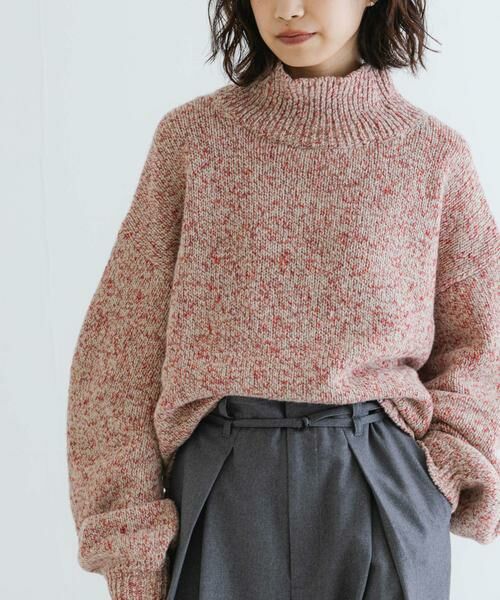 URBAN RESEARCH / アーバンリサーチ ニット・セーター | カラーメランジエアリーハイネックニット | 詳細1