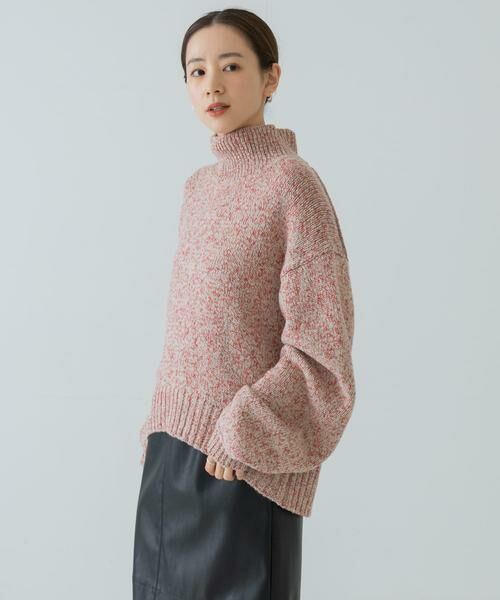 URBAN RESEARCH / アーバンリサーチ ニット・セーター | カラーメランジエアリーハイネックニット | 詳細12