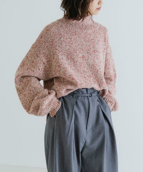 URBAN RESEARCH / アーバンリサーチ ニット・セーター | カラーメランジエアリーハイネックニット | 詳細7