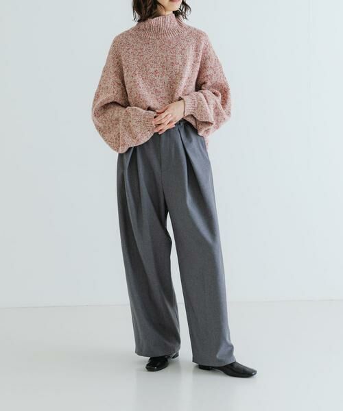 URBAN RESEARCH / アーバンリサーチ ニット・セーター | カラーメランジエアリーハイネックニット | 詳細8