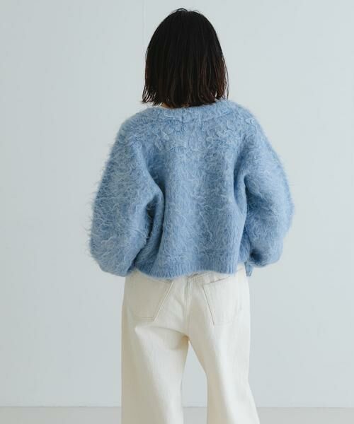 URBAN RESEARCH / アーバンリサーチ カーディガン・ボレロ | カラーシャギーニットカーディガン | 詳細4