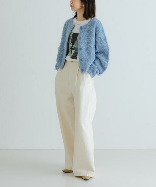 URBAN RESEARCH / アーバンリサーチ カーディガン・ボレロ | カラーシャギーニットカーディガン | 詳細6