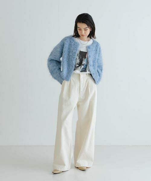 URBAN RESEARCH / アーバンリサーチ カーディガン・ボレロ | カラーシャギーニットカーディガン | 詳細7