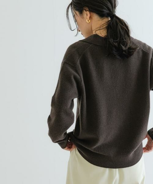 URBAN RESEARCH / アーバンリサーチ ニット・セーター | カシミヤ混強縮キーネックニットプルオーバー | 詳細3