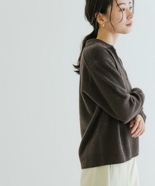 URBAN RESEARCH / アーバンリサーチ ニット・セーター | カシミヤ混強縮キーネックニットプルオーバー | 詳細4
