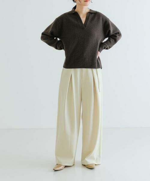 URBAN RESEARCH / アーバンリサーチ ニット・セーター | カシミヤ混強縮キーネックニットプルオーバー | 詳細6