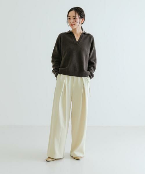 URBAN RESEARCH / アーバンリサーチ ニット・セーター | カシミヤ混強縮キーネックニットプルオーバー | 詳細7