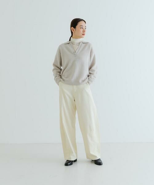 URBAN RESEARCH / アーバンリサーチ ニット・セーター | カシミヤ混強縮キーネックニットプルオーバー | 詳細17