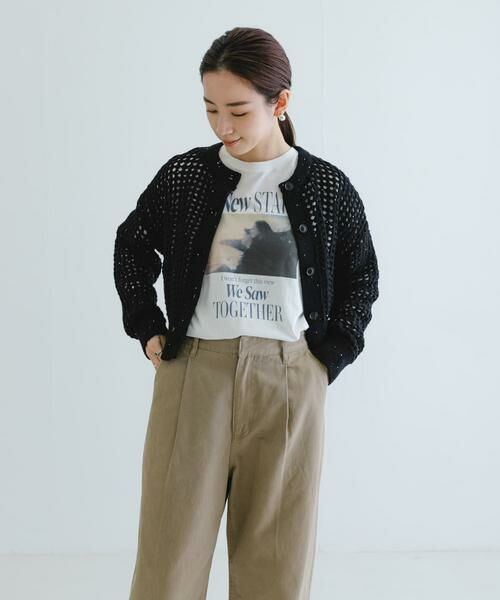 URBAN RESEARCH / アーバンリサーチ カーディガン・ボレロ | スパンコールメッシュニットカーディガン | 詳細2