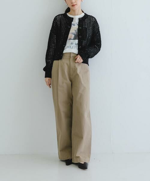 URBAN RESEARCH / アーバンリサーチ カーディガン・ボレロ | スパンコールメッシュニットカーディガン | 詳細6