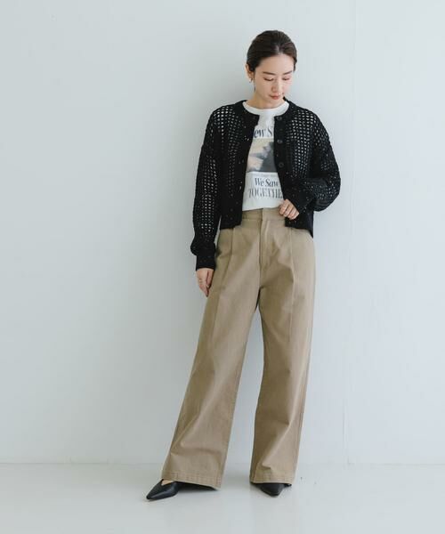 URBAN RESEARCH / アーバンリサーチ カーディガン・ボレロ | スパンコールメッシュニットカーディガン | 詳細7