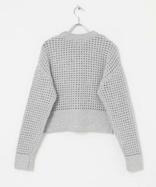 URBAN RESEARCH / アーバンリサーチ カーディガン・ボレロ | スパンコールメッシュニットカーディガン | 詳細22