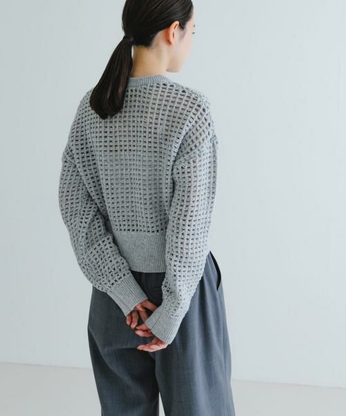 URBAN RESEARCH / アーバンリサーチ カーディガン・ボレロ | スパンコールメッシュニットカーディガン | 詳細17