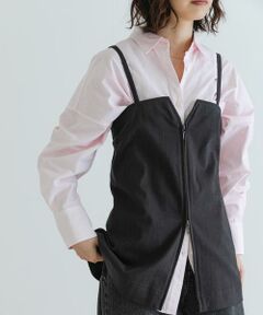 URBAN RESEARCH / アーバンリサーチ キャミソール・チューブトップ | 2wayジップビスチェ