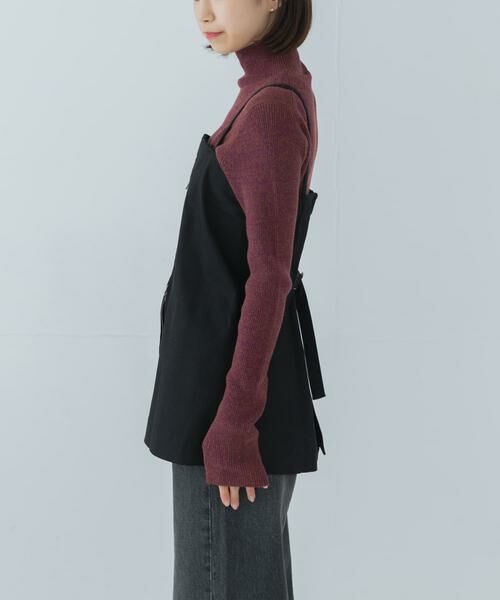 URBAN RESEARCH / アーバンリサーチ キャミソール・チューブトップ | 2wayジップビスチェ | 詳細9