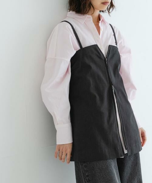 URBAN RESEARCH / アーバンリサーチ キャミソール・チューブトップ | 2wayジップビスチェ | 詳細15