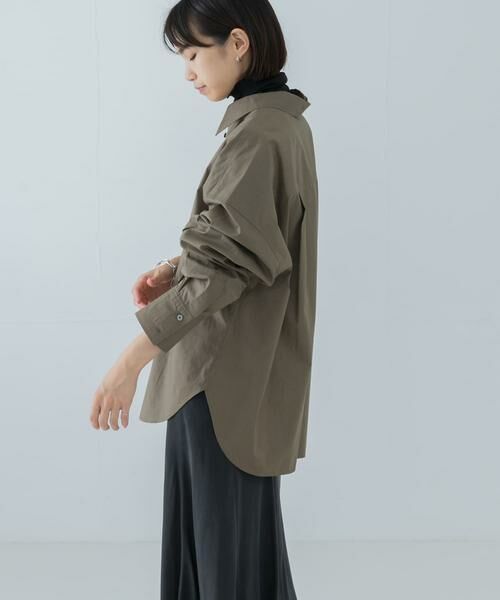URBAN RESEARCH / アーバンリサーチ シャツ・ブラウス | ポインテッドカラーコットンシャツ | 詳細4