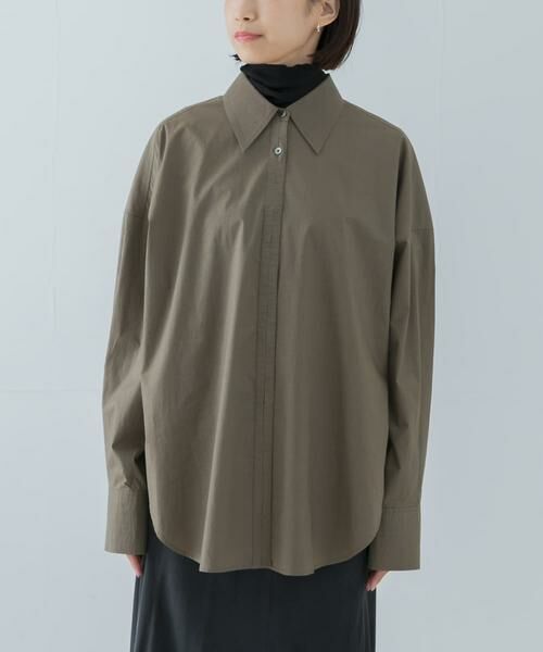 URBAN RESEARCH / アーバンリサーチ シャツ・ブラウス | ポインテッドカラーコットンシャツ | 詳細8