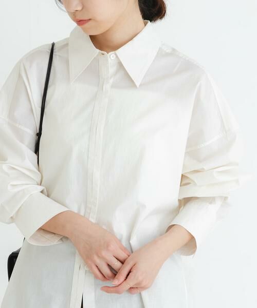 URBAN RESEARCH / アーバンリサーチ シャツ・ブラウス | ポインテッドカラーコットンシャツ | 詳細13