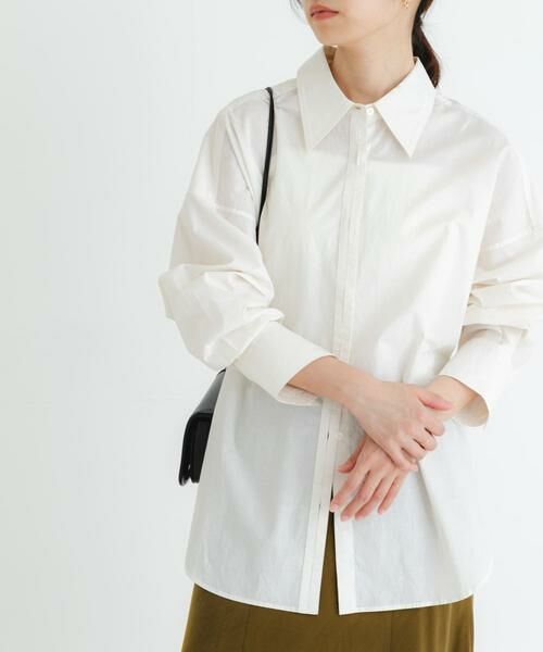 URBAN RESEARCH / アーバンリサーチ シャツ・ブラウス | ポインテッドカラーコットンシャツ | 詳細15