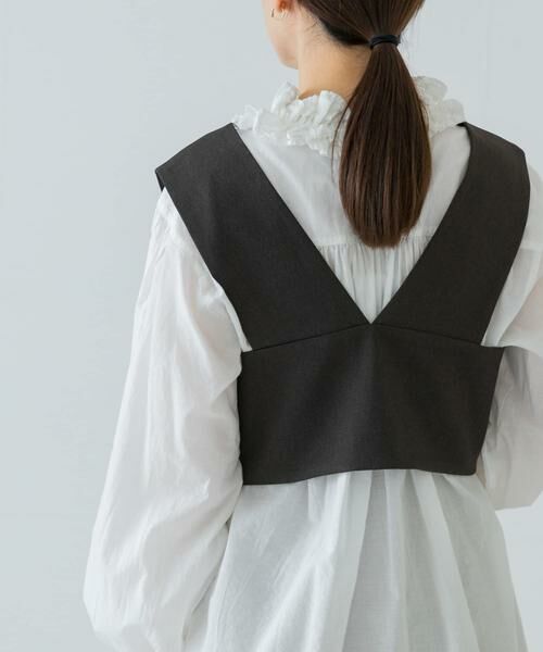 URBAN RESEARCH / アーバンリサーチ ベスト | Vネックショート丈ベスト | 詳細1