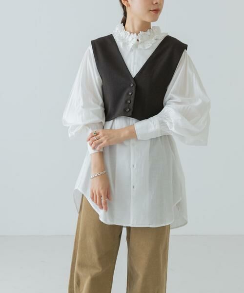 URBAN RESEARCH / アーバンリサーチ ベスト | Vネックショート丈ベスト | 詳細3