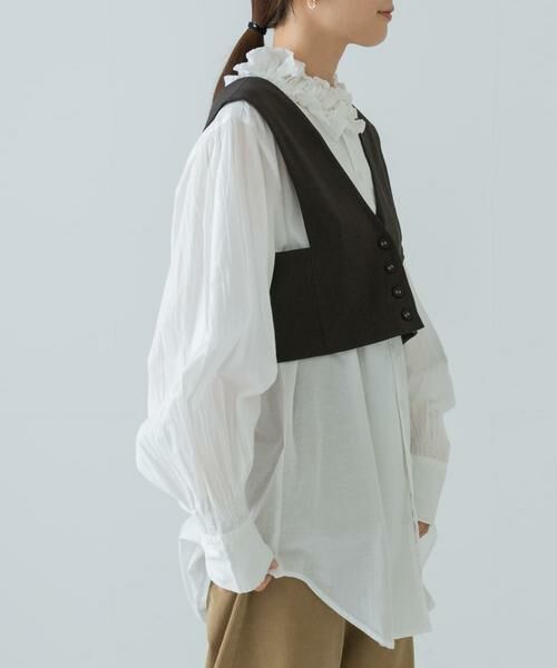 URBAN RESEARCH / アーバンリサーチ ベスト | Vネックショート丈ベスト | 詳細4