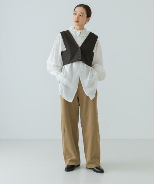 URBAN RESEARCH / アーバンリサーチ ベスト | Vネックショート丈ベスト | 詳細6