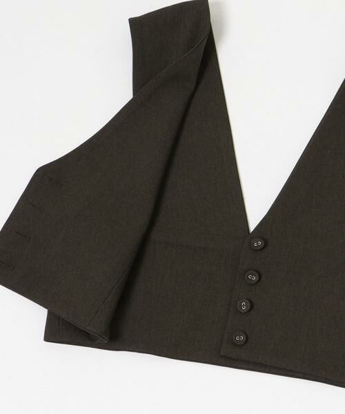 URBAN RESEARCH / アーバンリサーチ ベスト | Vネックショート丈ベスト | 詳細9