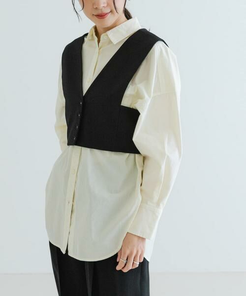 URBAN RESEARCH / アーバンリサーチ ベスト | Vネックショート丈ベスト | 詳細15