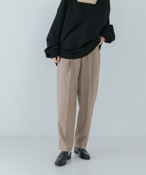 URBAN RESEARCH / アーバンリサーチ その他パンツ | ウォッシャブルウールテーパードパンツ | 詳細3