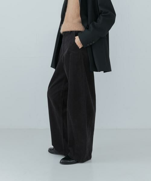 URBAN RESEARCH/アーバンリサーチ コーデュロイカーブパンツ チャコールグレー 36 URBAN RESEARCH/アーバンリサーチ コーデュロイカーブパンツ チャコールグレー 36