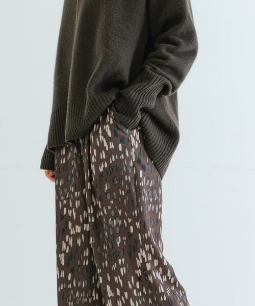 URBAN RESEARCH / アーバンリサーチ その他パンツ | ブラッシュプリントジョーゼットパンツ | 詳細1