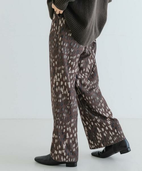URBAN RESEARCH / アーバンリサーチ その他パンツ | ブラッシュプリントジョーゼットパンツ | 詳細2