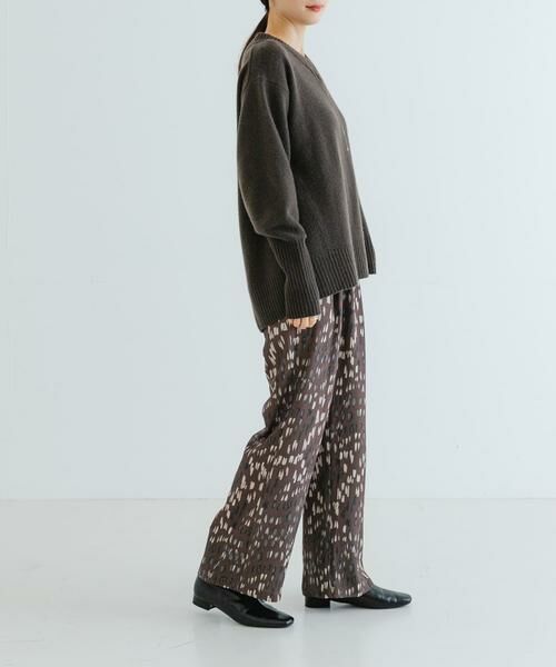 URBAN RESEARCH / アーバンリサーチ その他パンツ | ブラッシュプリントジョーゼットパンツ | 詳細5